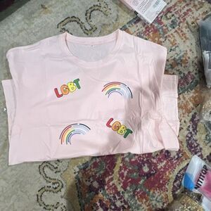 Pride Pink Graphic Tee - Large